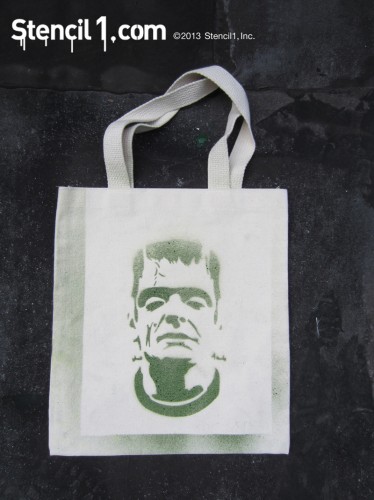 Frankenstein_sprayed_tote_Stencil1