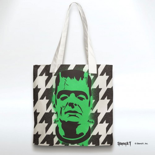 Stencil1_Frankenstein_tote_houndstooth