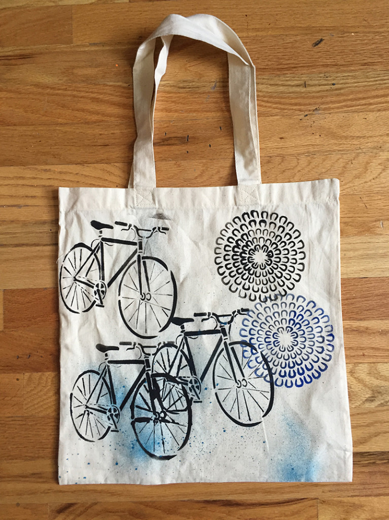 Summer bike tote