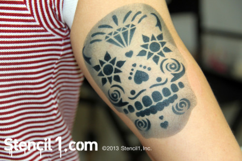 sugarskull_tattoo2_stencil1