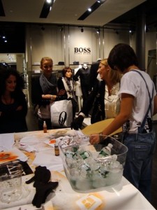 Hugo Boss event with Stencil1 stencils