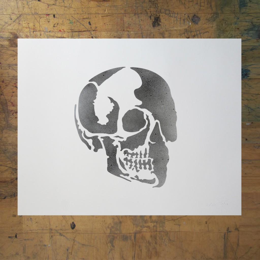 Skull Stencil (8.5