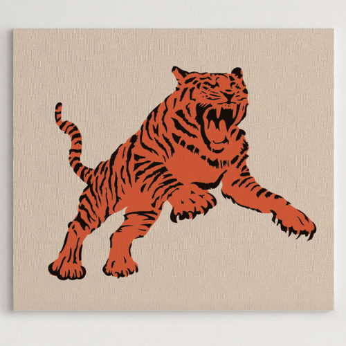 Tiger Stencil Two Layers Stencil 1 1531