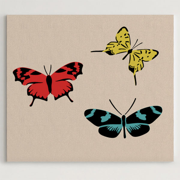 Download Butterflies Stencil 3-pack, two-layers | Stencil 1