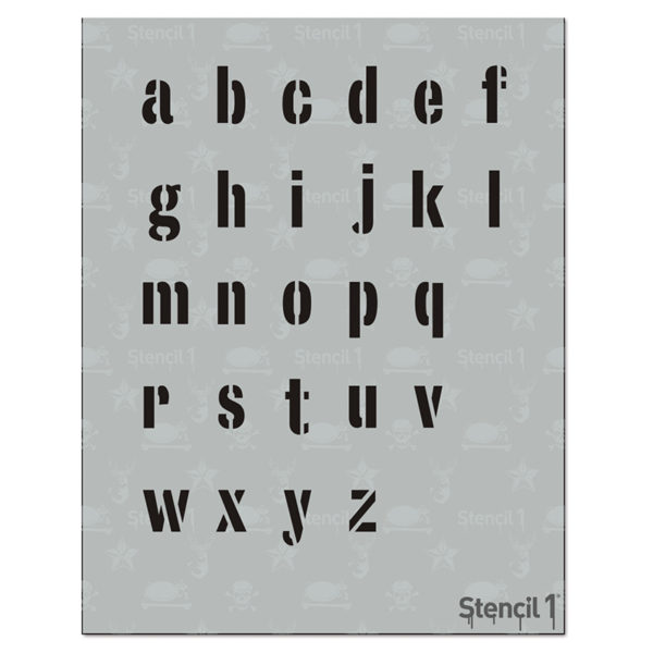 Industrial Stencil Font Letter Stencils Alphabet Stencils Stencils ...