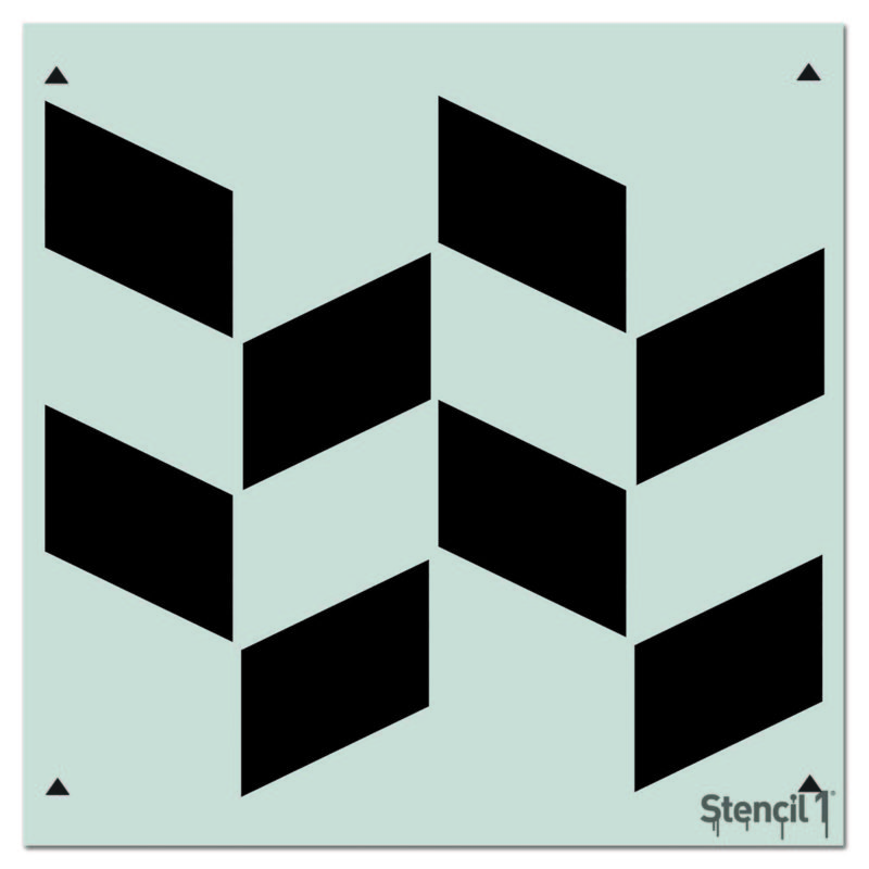 Triangle Flipped Repeat Pattern Stencil 11x11 Stencil 1 9960