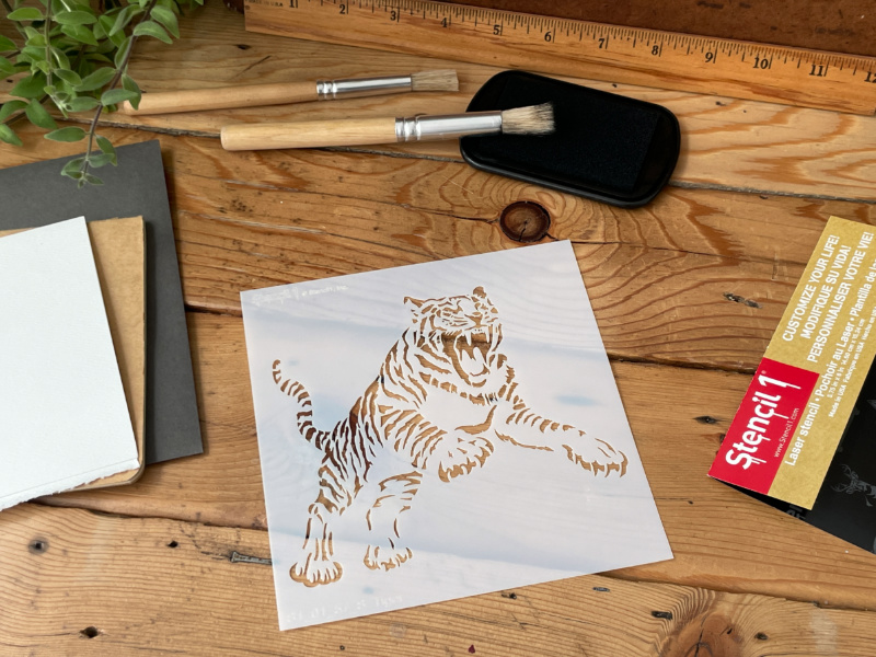 Tiger Stencil – Small