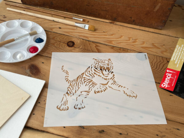 Tiger Stencil 85″x11″ Stencil 1 0052