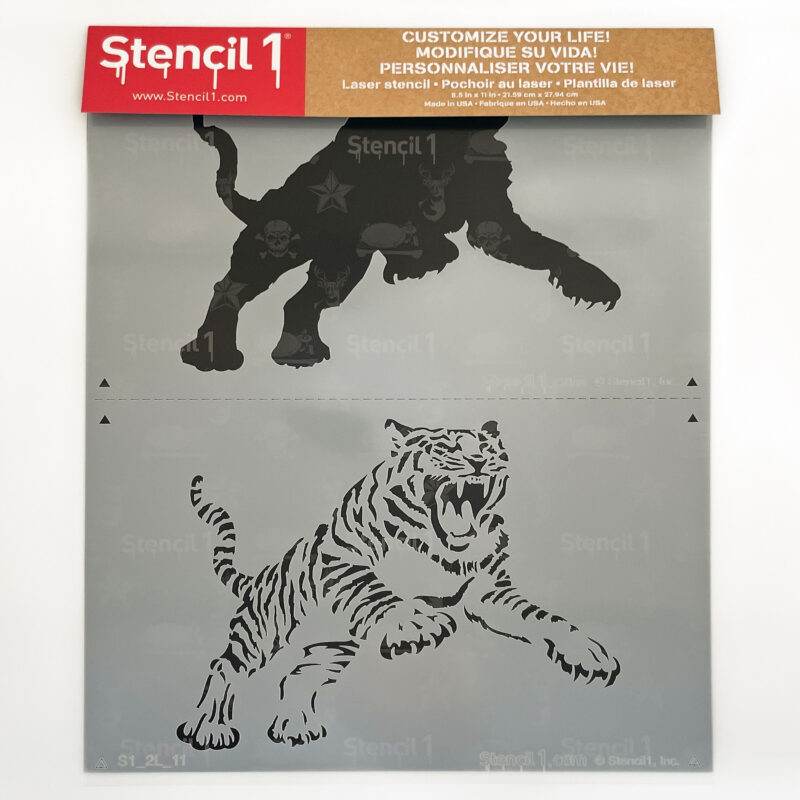 Tiger Stencil Two Layers Stencil 1 9349