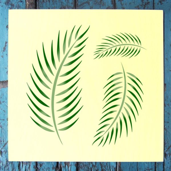 Palm Fronds – Small (5.75″ x 6″) | Stencil 1