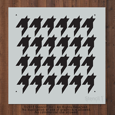 Houndstooth Stencil