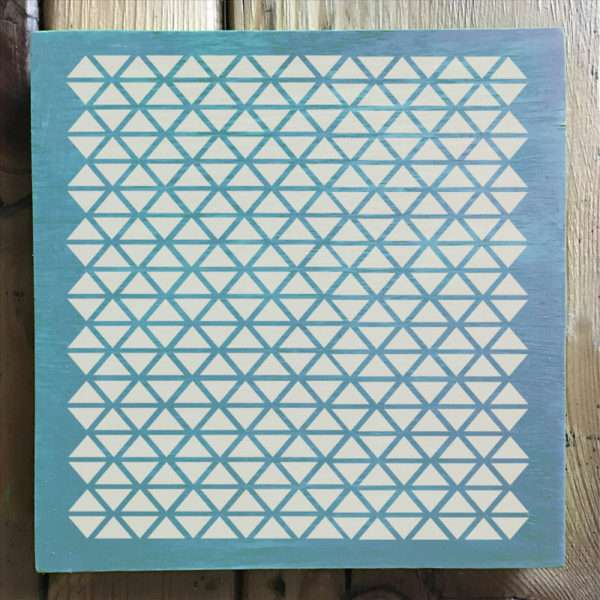 Triangles Repeat Pattern Stencil Small 575x6 Stencil 1 3620