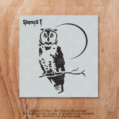 Owl Stencil – Small (5.75″x6″) | Stencil 1