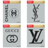 15 Designer stencils Louis Vuitton , MK , Coach , Gucci stencil ideas