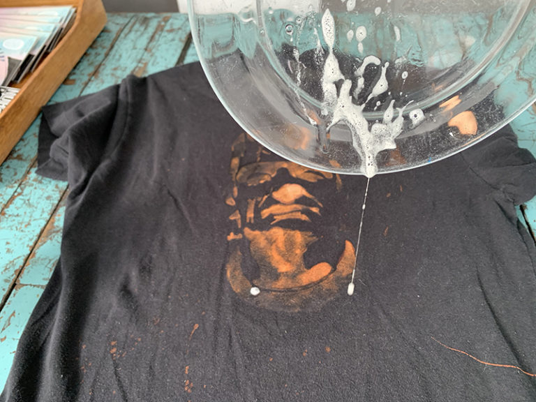 halloween t shirts with bleach