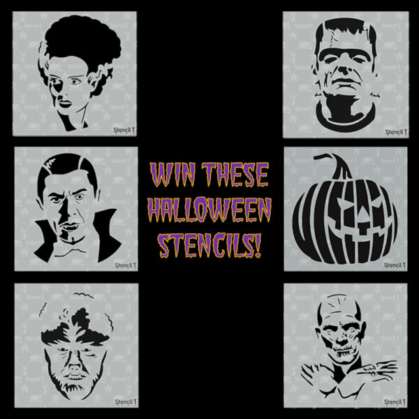 Halloween Stencil Giveaway! | Stencil 1