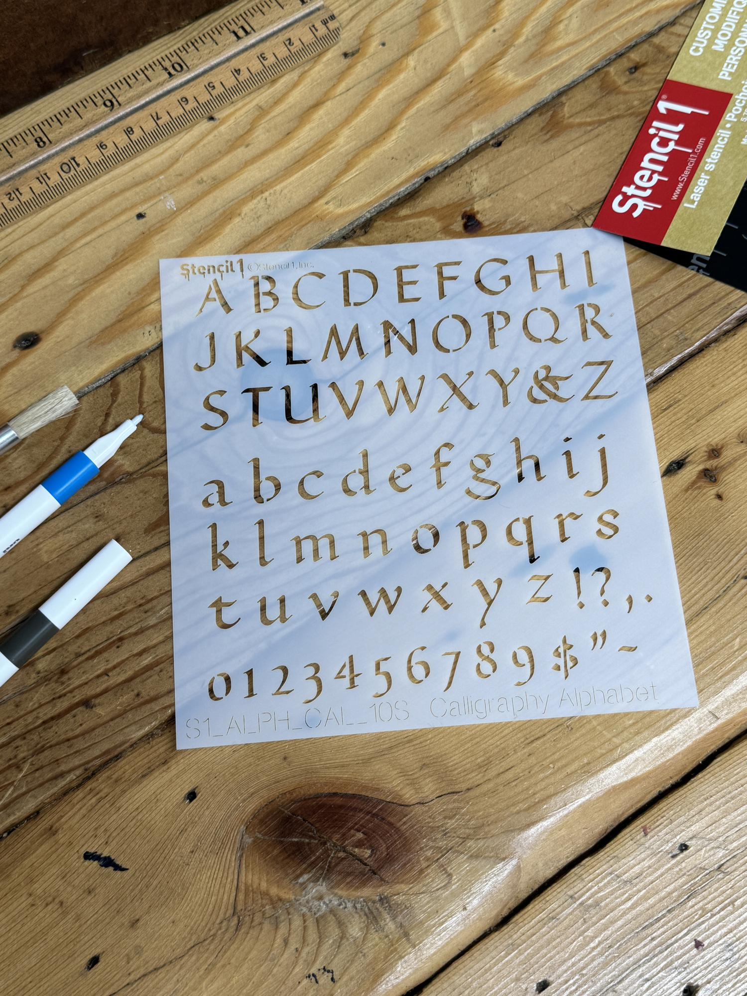 1 Inch Free Printable Stencil Letters - Stencil Letters Org