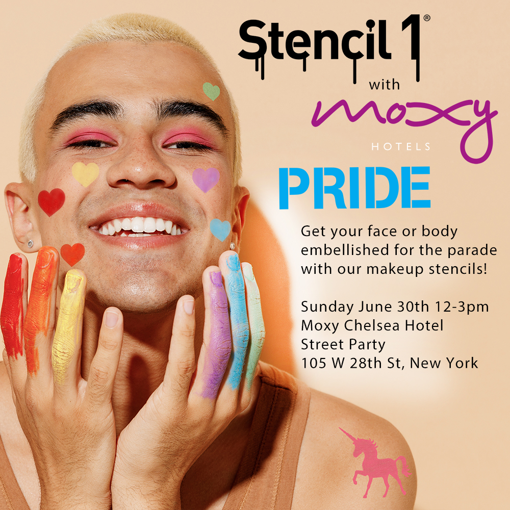 Stencil1 makeup moxy gay pride